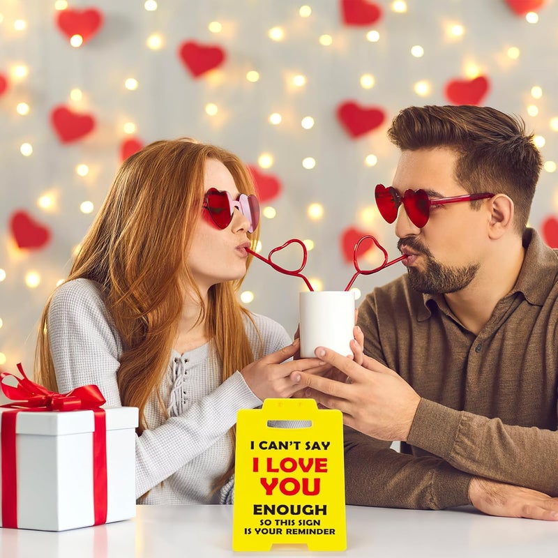 MBL Gifts for Him Her Valentines - Gift for Valentine's Day Boyfriend Girlfriend Wife Husband Couple Fiance Women Men Anniversary Birthday Wedding Funny Romantic l Love You Sign Decorations Decor - Image 4
